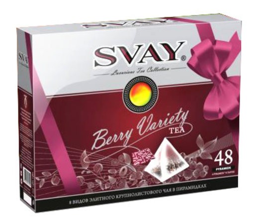 SVAY Berry Variety Набор: 8 вкусов - 48 пирамидок